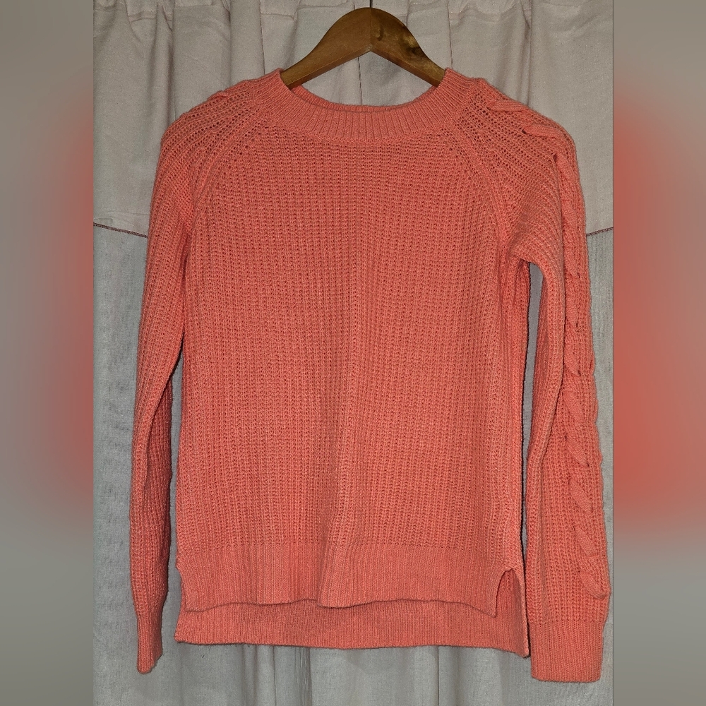 Girls Coral Sweater